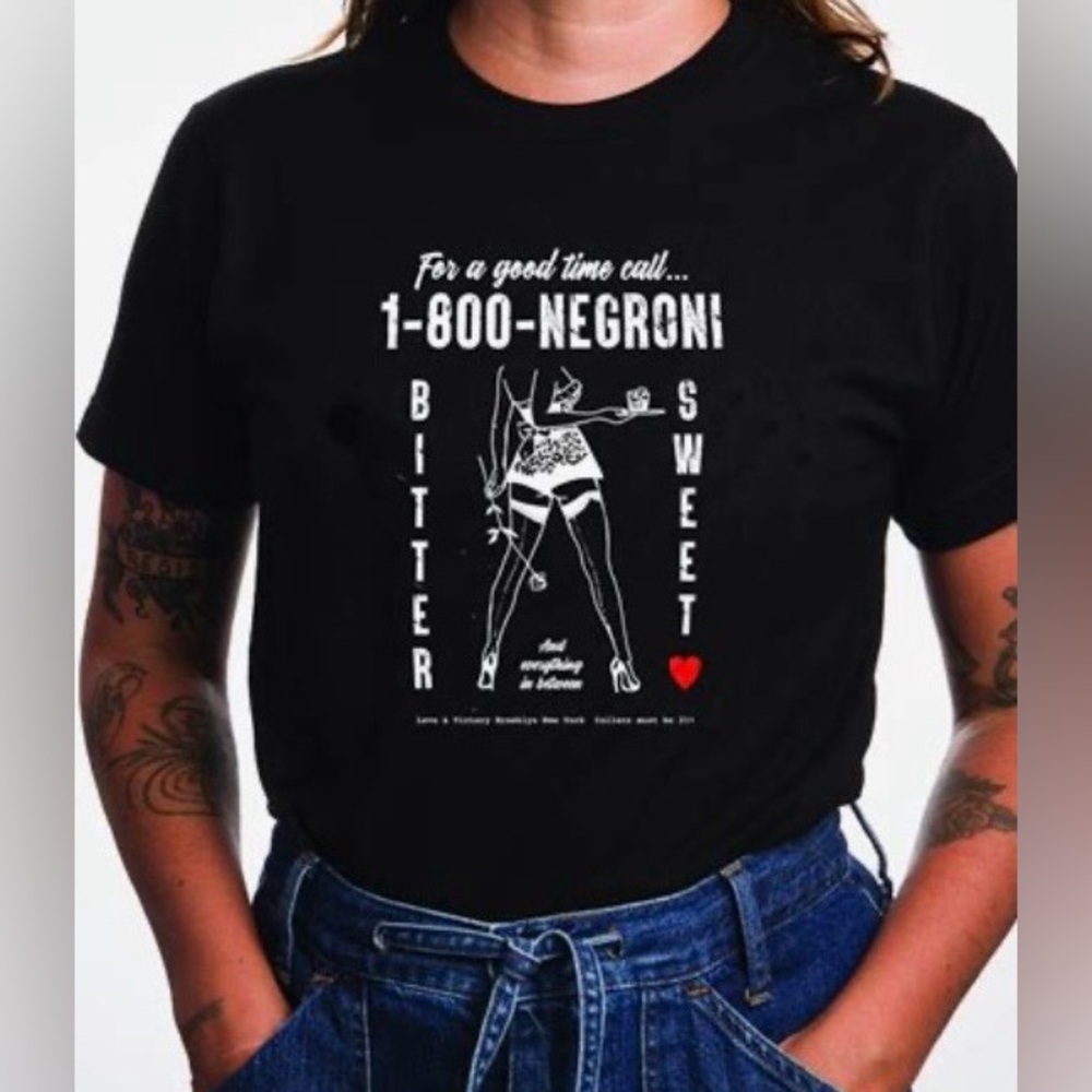 Love & Victory “1-800-NEGRONI” Tee
